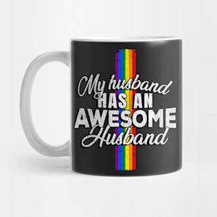 Gay Pride Rainbow Husband Gift design Mug